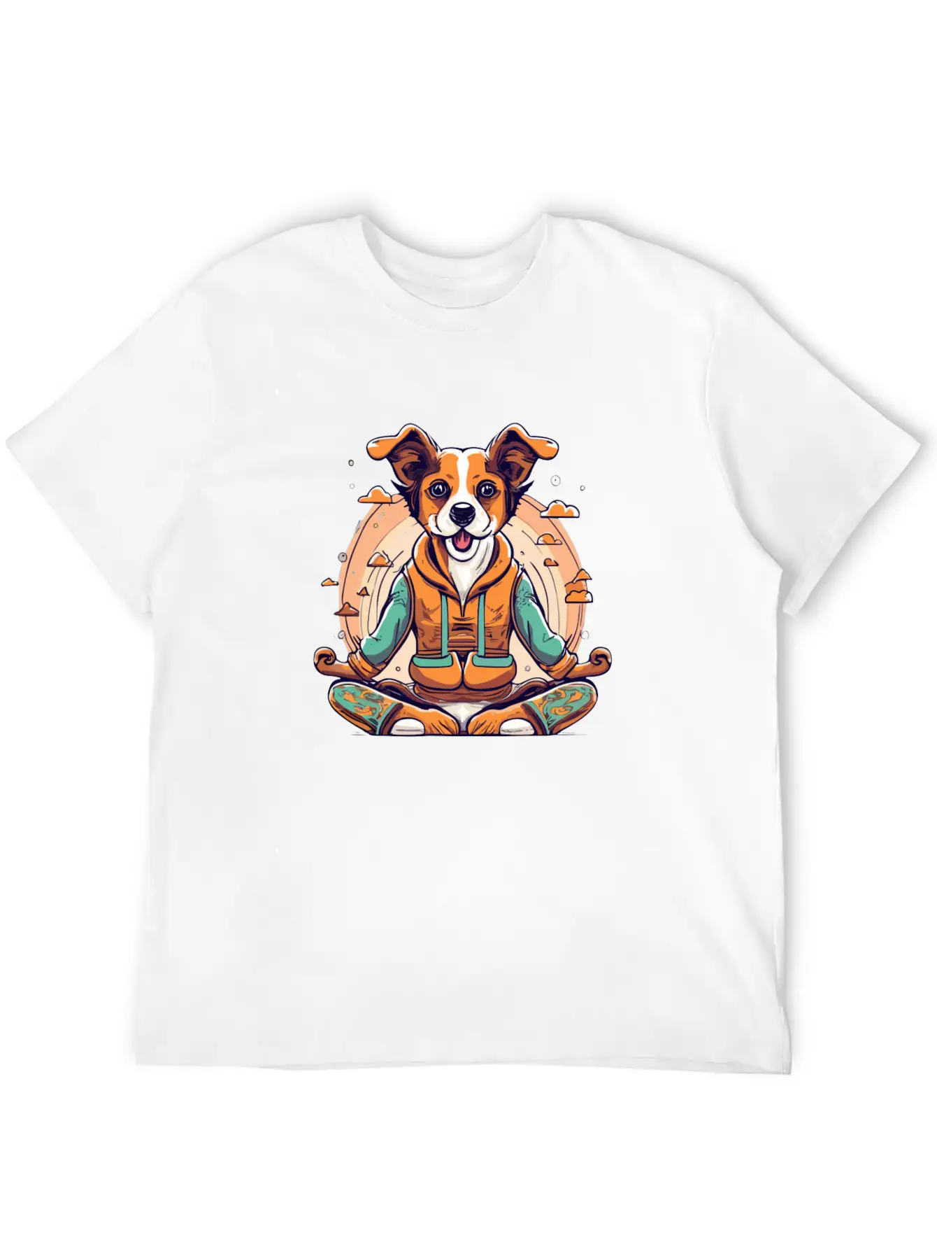 Yoga Dog Classic Fit Graphic Tee For Daily Comfort – Unisex Cotton Shirt