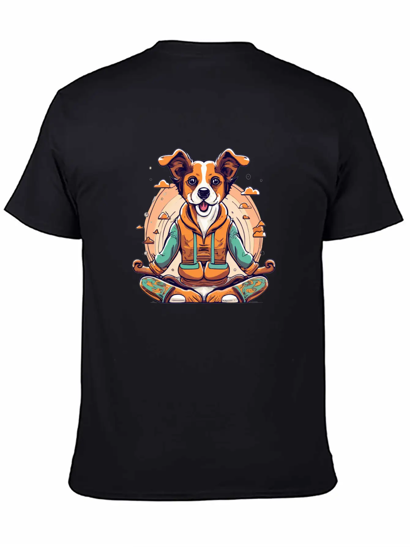 Yoga Dog Classic Fit Graphic Tee For Daily Comfort – Unisex Cotton Shirt