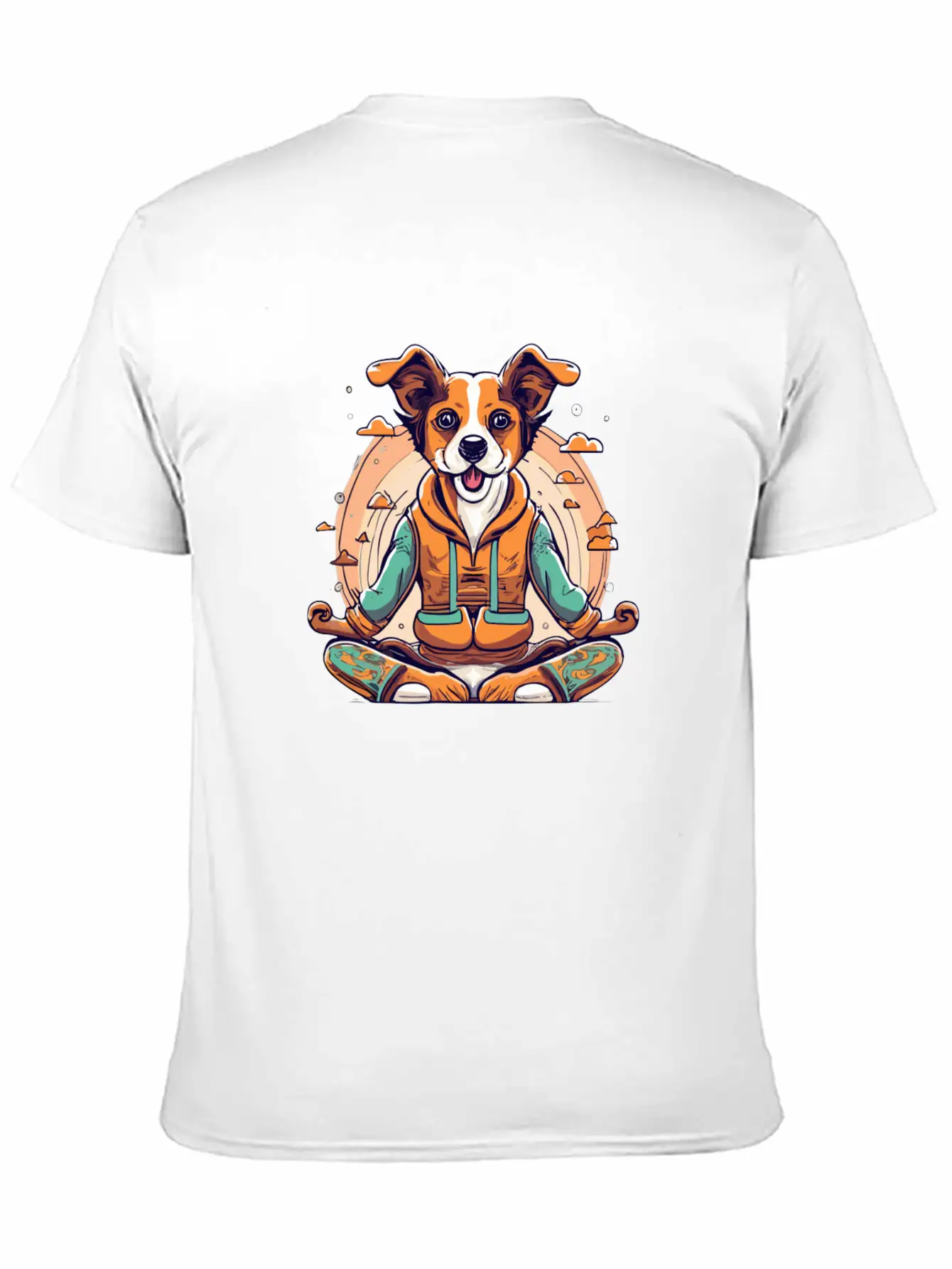 Yoga Dog Classic Fit Graphic Tee For Daily Comfort – Unisex Cotton Shirt