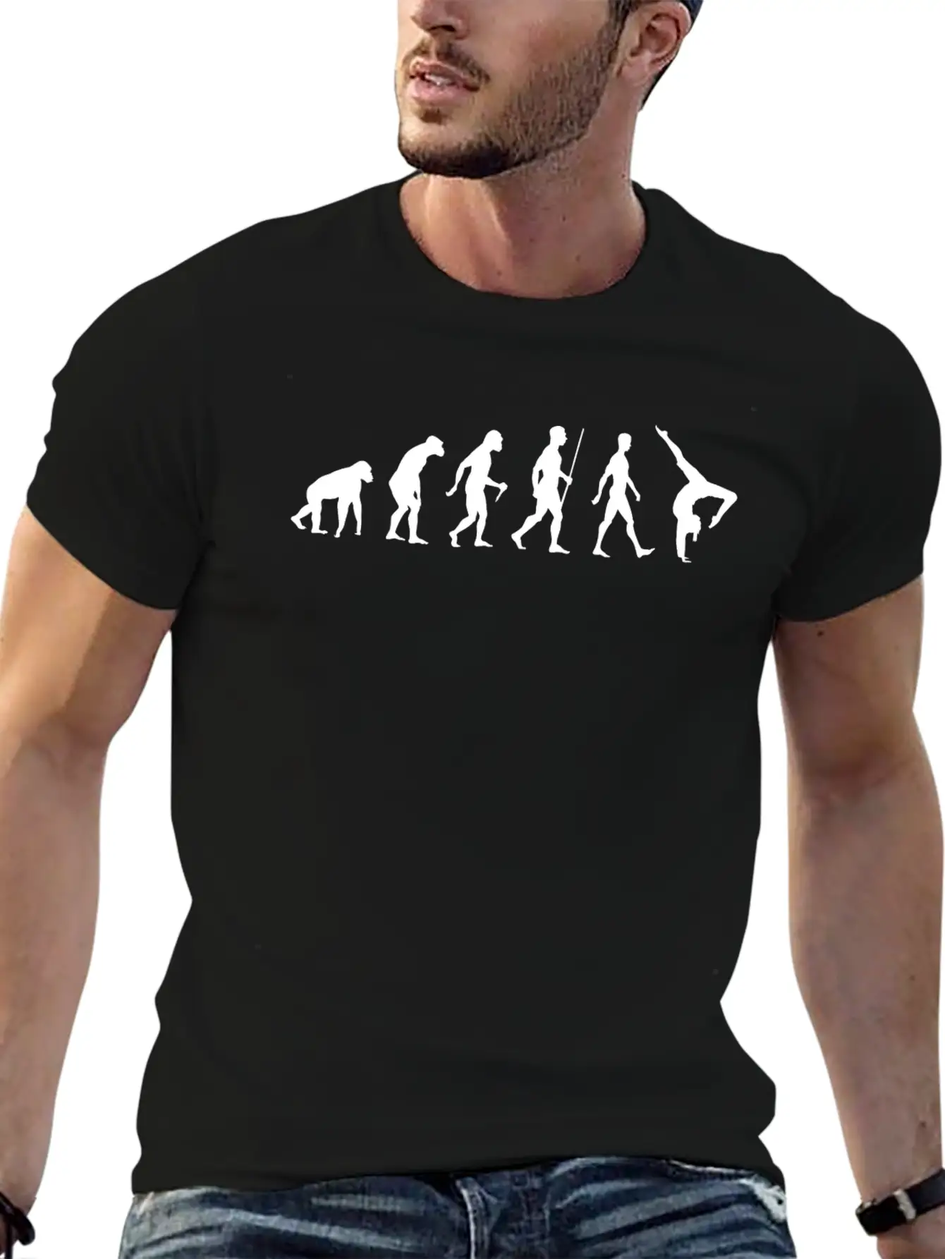 Yoga Evolution Lightweight Cotton T-Shirt – Daily Comfort Graphic Shirt
