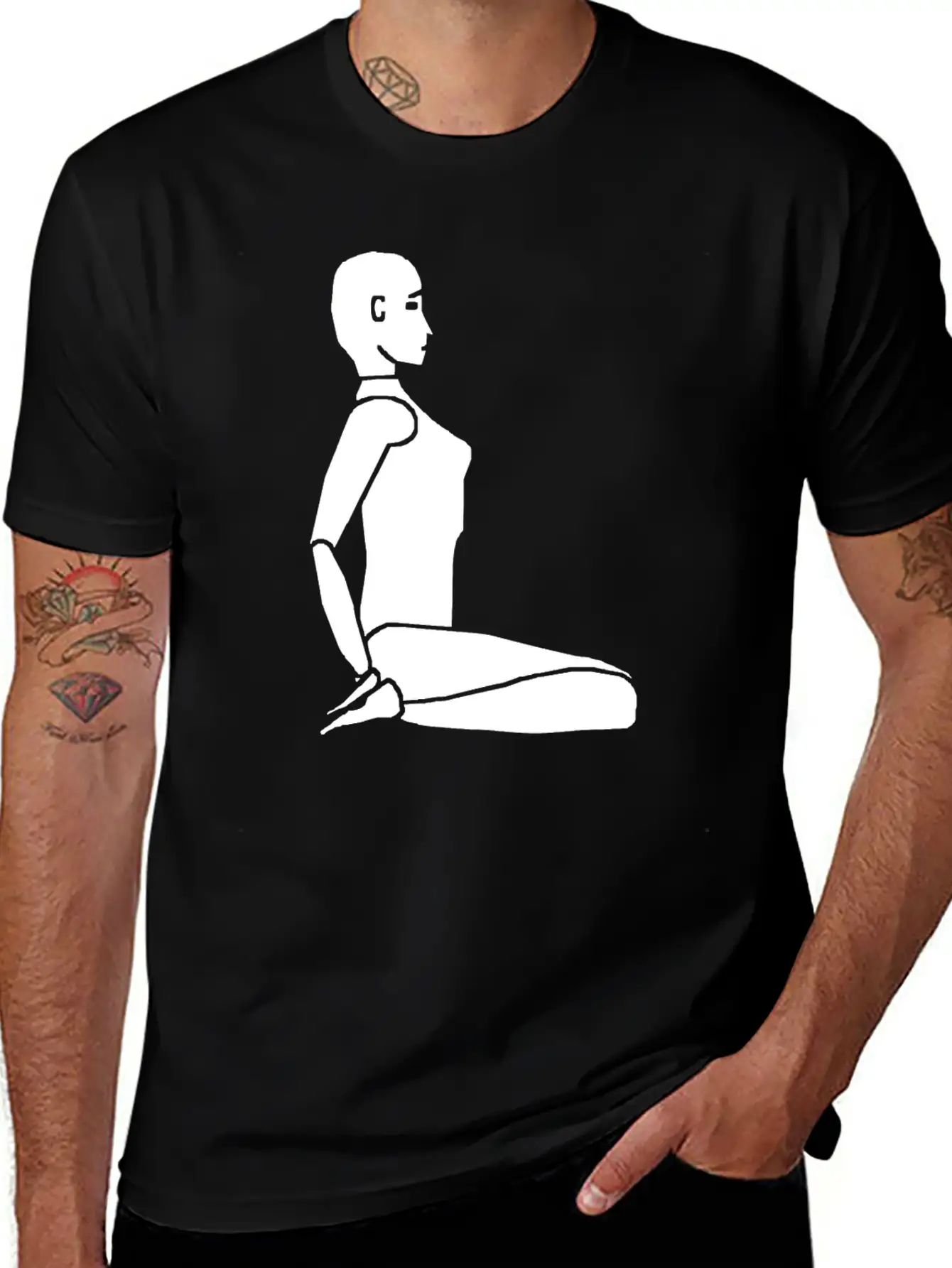 Yoga Exercise Relaxed Everyday Tee – Lightweight And Durable Cotton