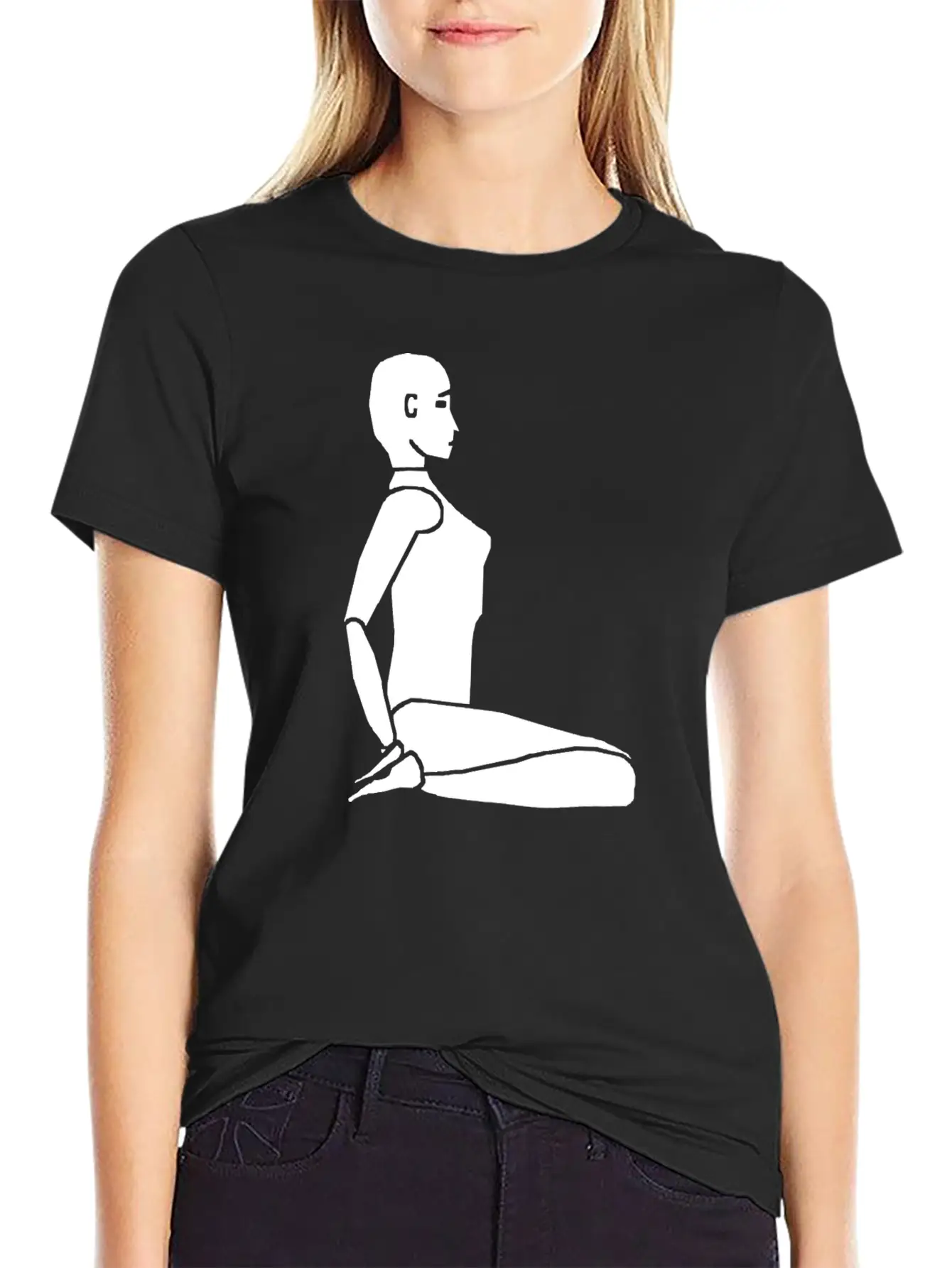 Yoga Exercise Relaxed Everyday Tee – Lightweight And Durable Cotton