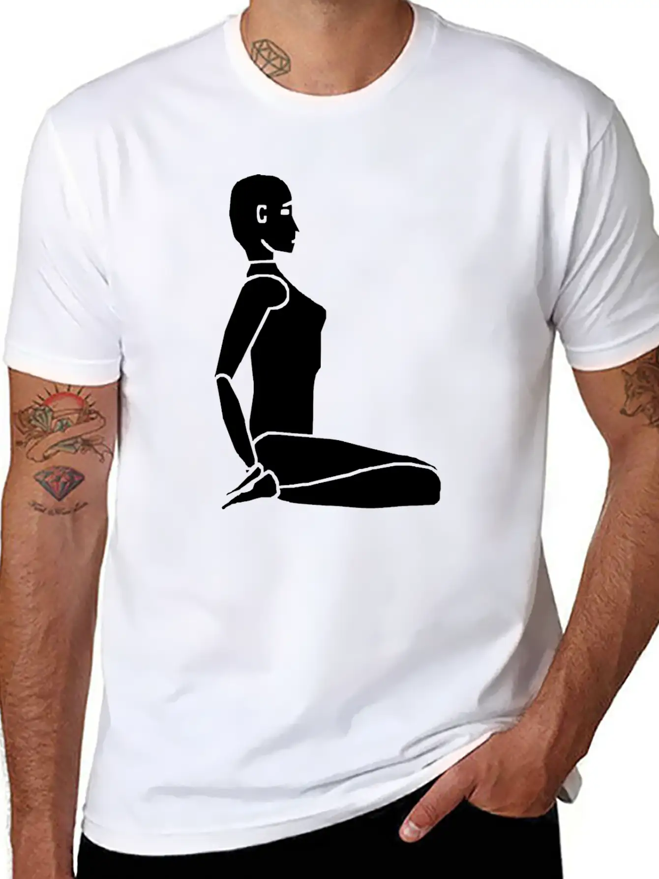 Yoga Exercise Relaxed Everyday Tee – Lightweight And Durable Cotton