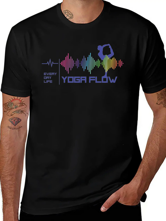 Yoga Flow - Everday Life - Good Vibes (violet) Stylish Everyday T-Shirt – Unisex Basic Cotton Tee