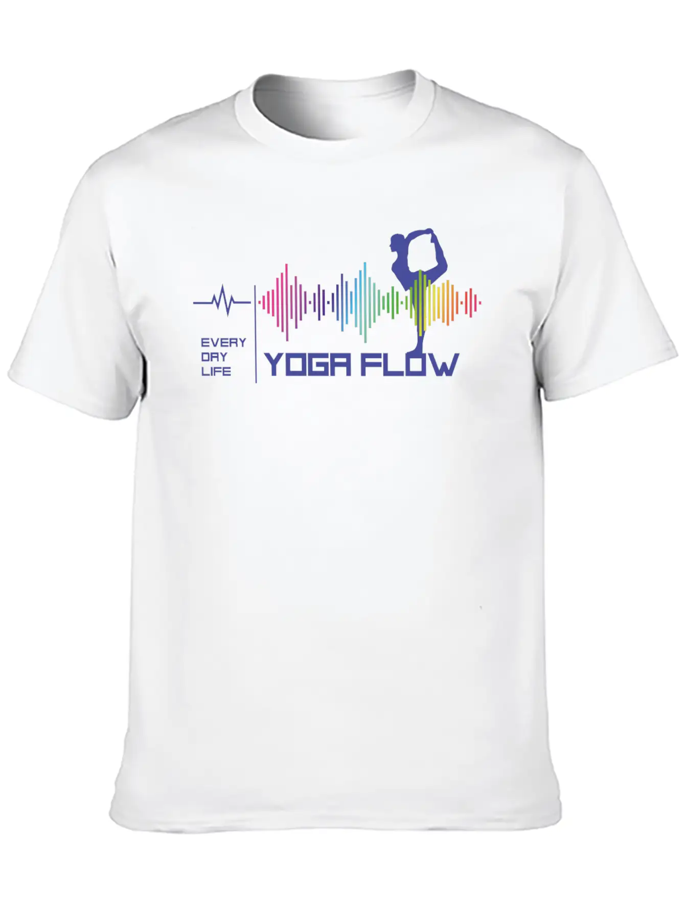 Yoga Flow - Everday Life - Good Vibes (violet) Stylish Everyday T-Shirt – Unisex Basic Cotton Tee