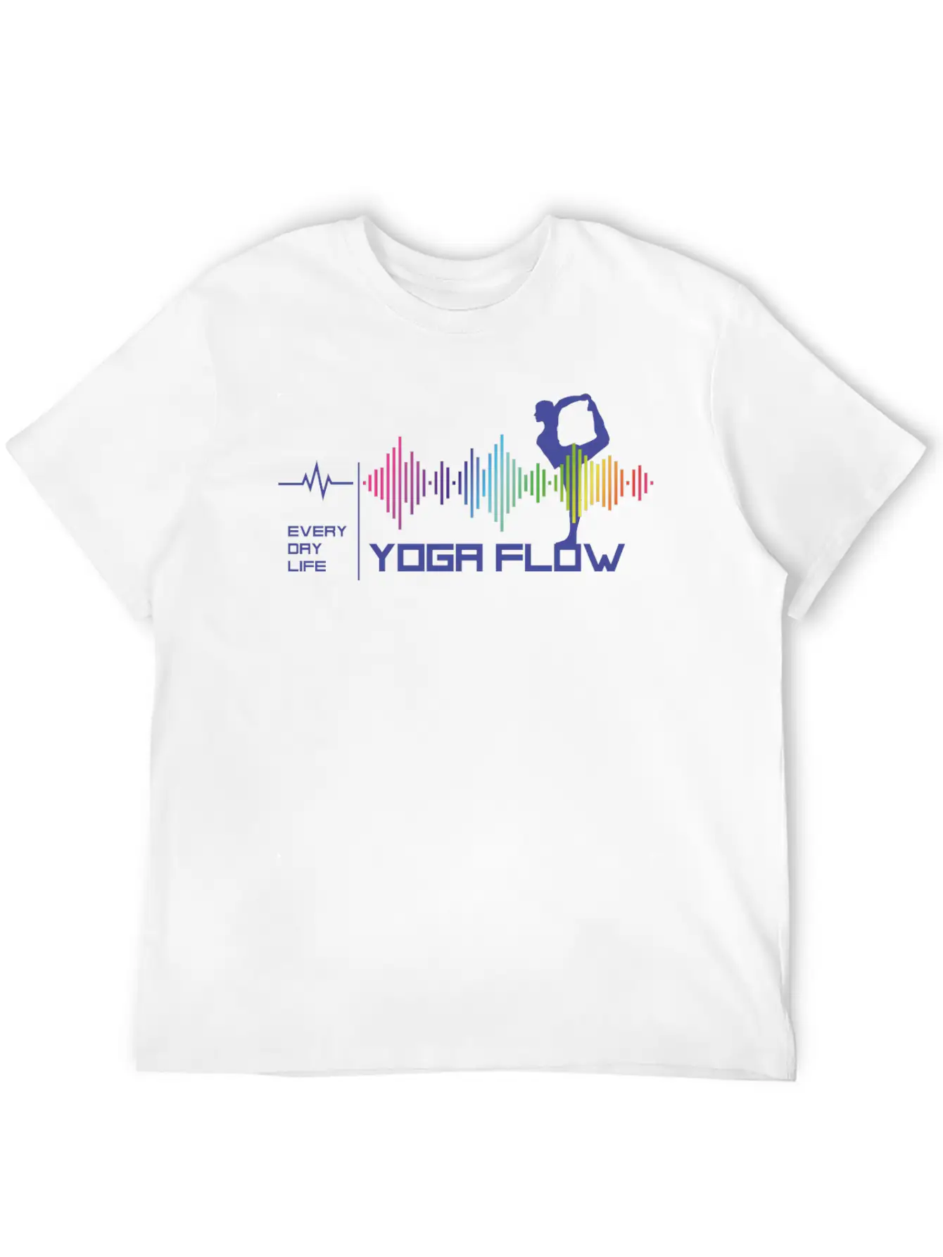 Yoga Flow - Everday Life - Good Vibes (violet) Stylish Everyday T-Shirt – Unisex Basic Cotton Tee