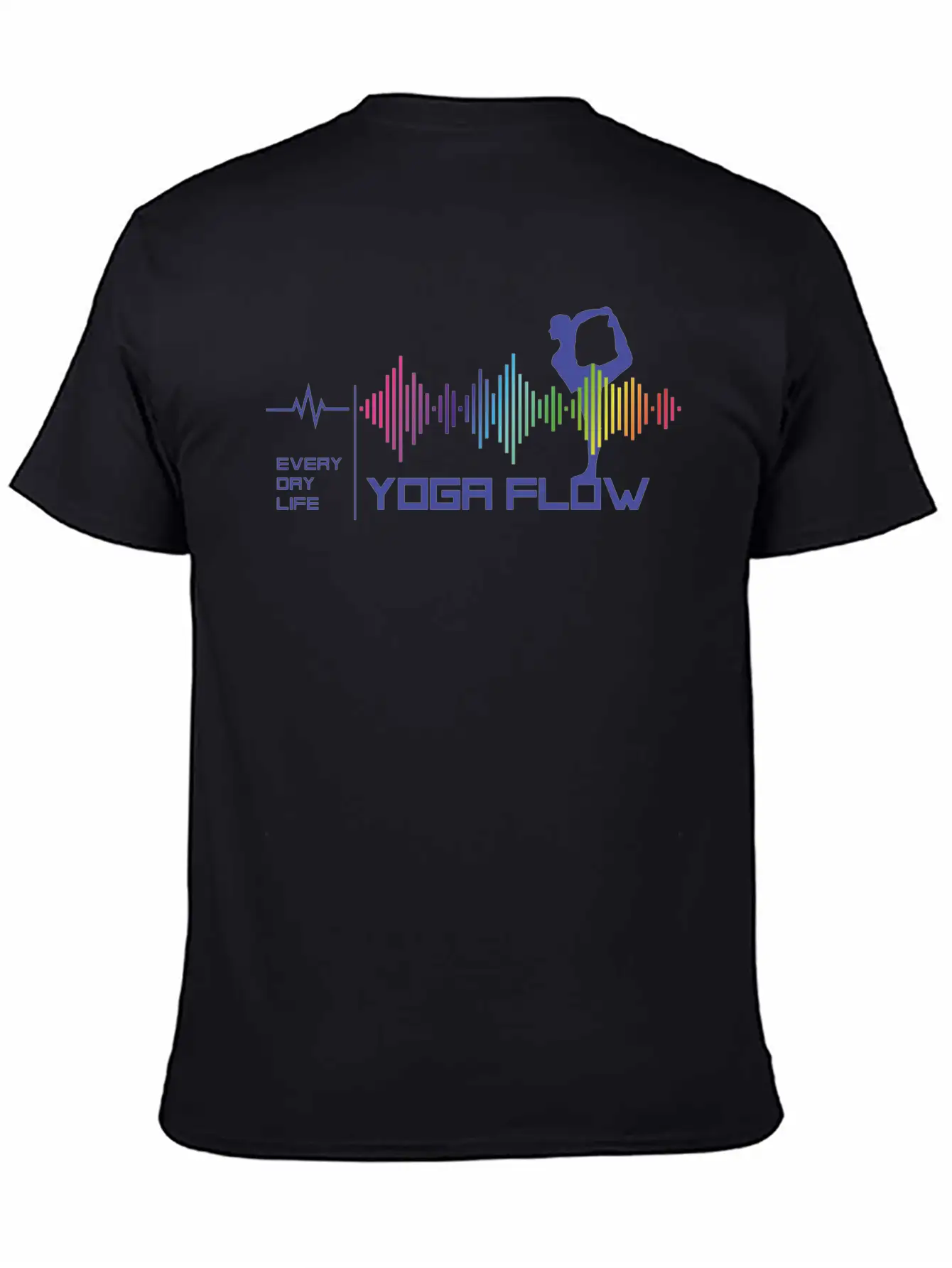 Yoga Flow - Everday Life - Good Vibes (violet) Stylish Everyday T-Shirt – Unisex Basic Cotton Tee
