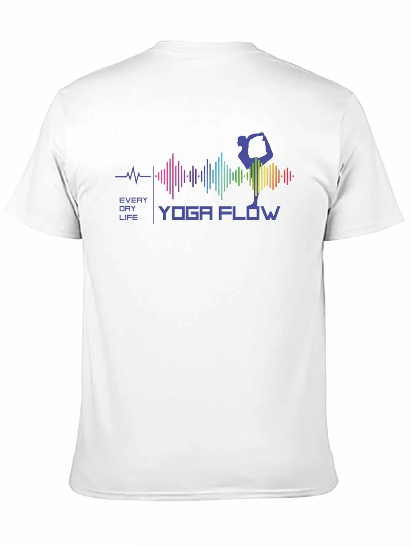 Yoga Flow - Everday Life - Good Vibes (violet) Stylish Everyday T-Shirt – Unisex Basic Cotton Tee