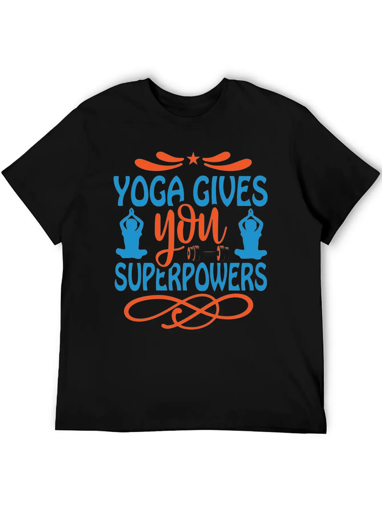 Yoga Gives You Superpower Comfortable Minimalist Graphic Tee – Summer Style Essential
