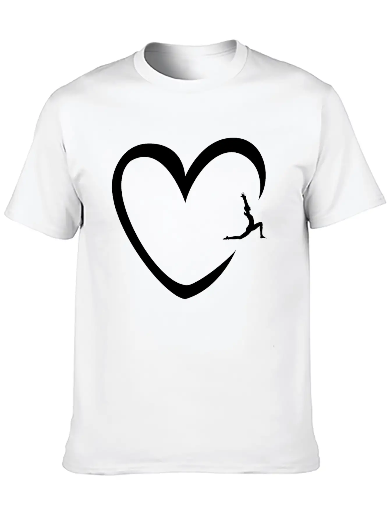 Yoga Heart Yoga Class Instructor Namaste Zen Gift Classic Fit Graphic Tee For Daily Comfort – Unisex Cotton Shirt