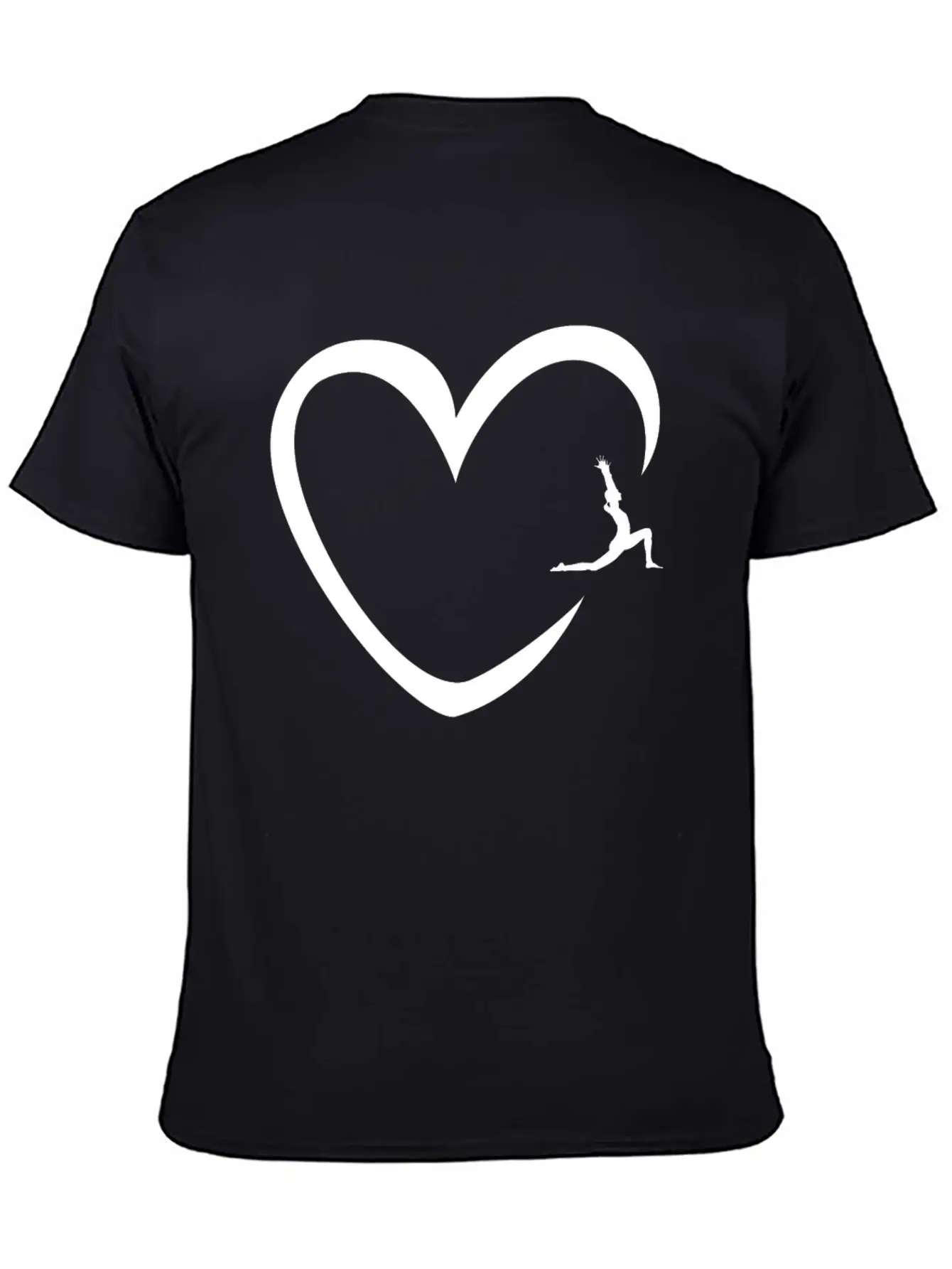 Yoga Heart Yoga Class Instructor Namaste Zen Gift Classic Fit Graphic Tee For Daily Comfort – Unisex Cotton Shirt