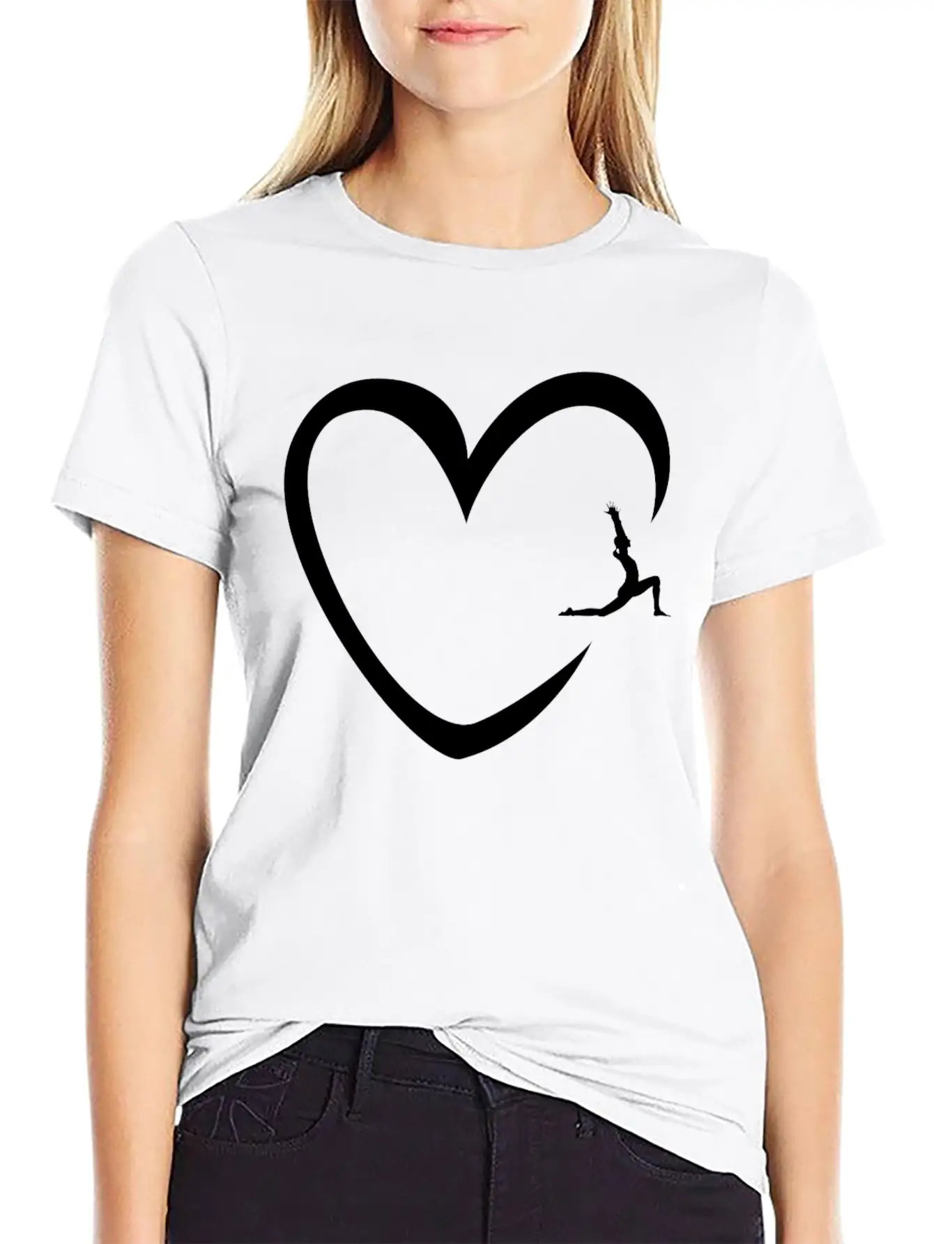 Yoga Heart Yoga Class Instructor Namaste Zen Gift Classic Fit Graphic Tee For Daily Comfort – Unisex Cotton Shirt