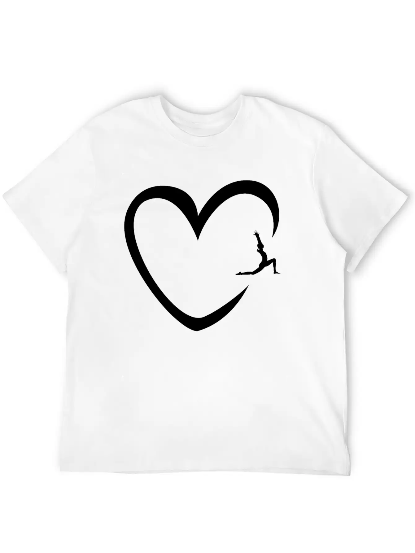 Yoga Heart Yoga Class Instructor Namaste Zen Gift Classic Fit Graphic Tee For Daily Comfort – Unisex Cotton Shirt