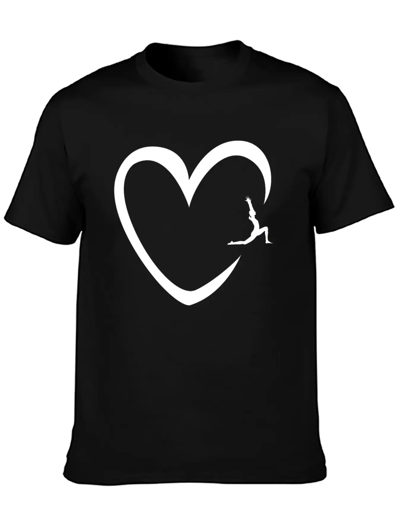 Yoga Heart Yoga Class Instructor Namaste Zen Gift Classic Fit Graphic Tee For Daily Comfort – Unisex Cotton Shirt