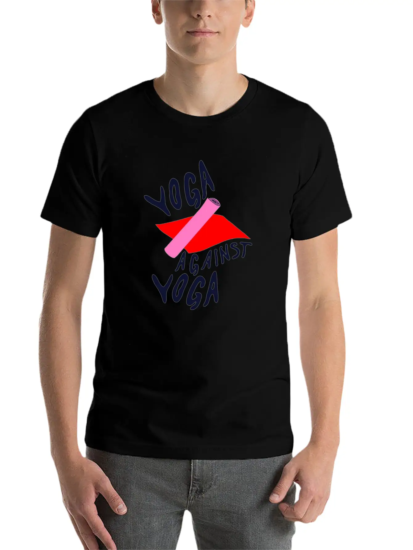 Yoga In Yoga Design Illustration Relaxed Everyday Tee – Lightweight And Durable Cotton