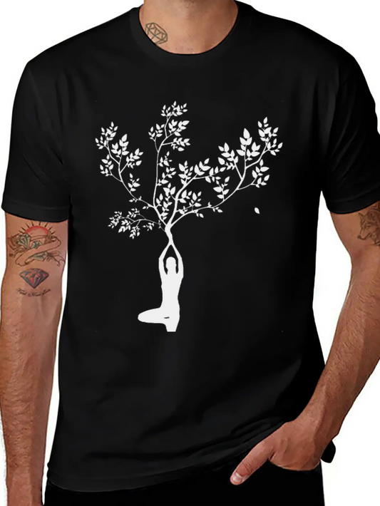 Yoga Lightweight Cotton T-Shirt – Daily Comfort Graphic Shirt