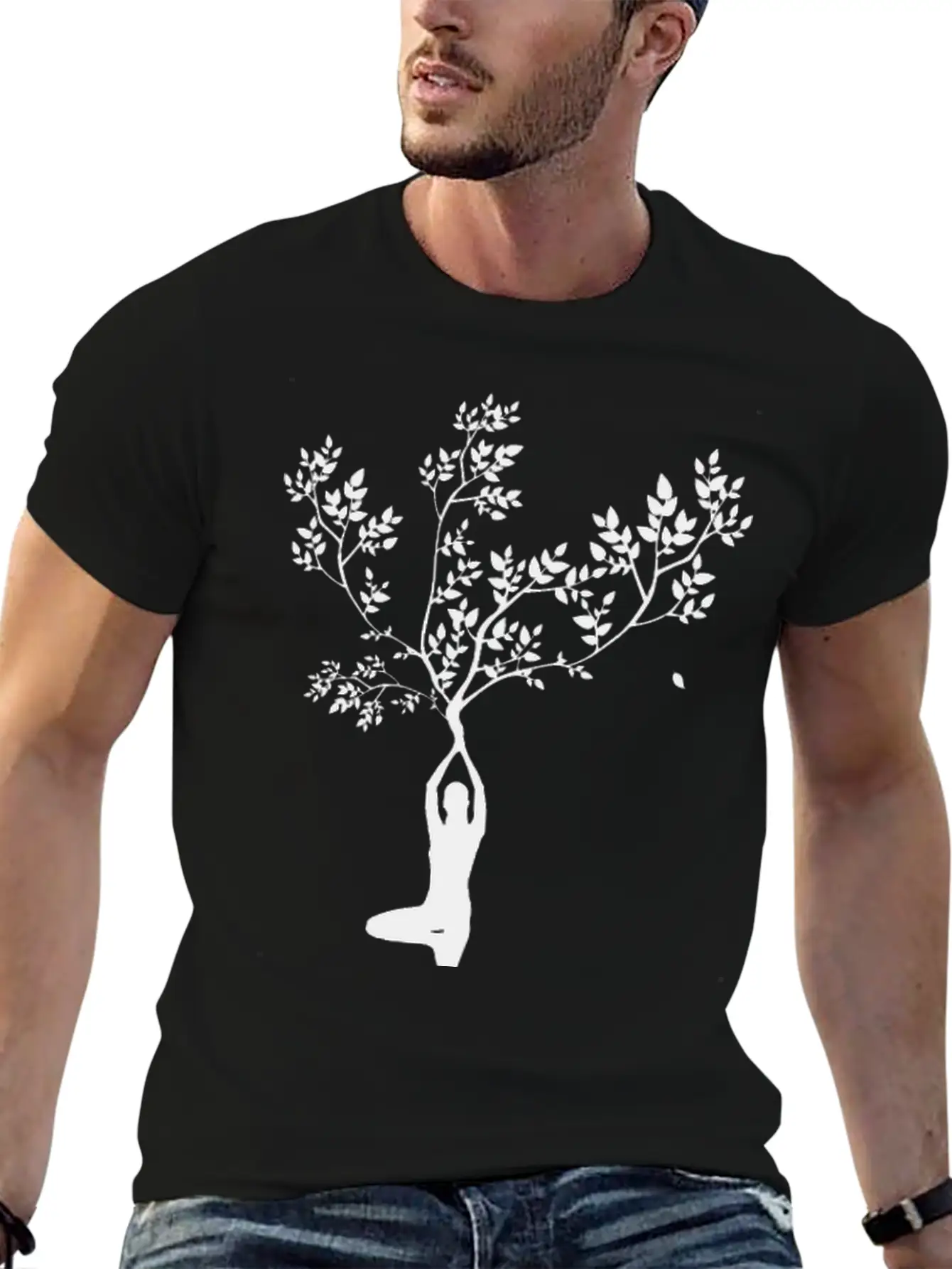 Yoga Lightweight Cotton T-Shirt – Daily Comfort Graphic Shirt
