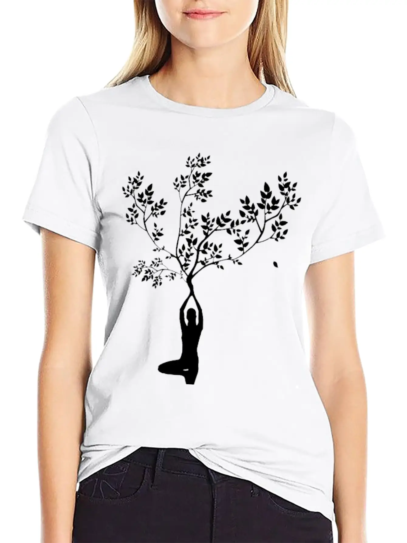 Yoga Lightweight Cotton T-Shirt – Daily Comfort Graphic Shirt