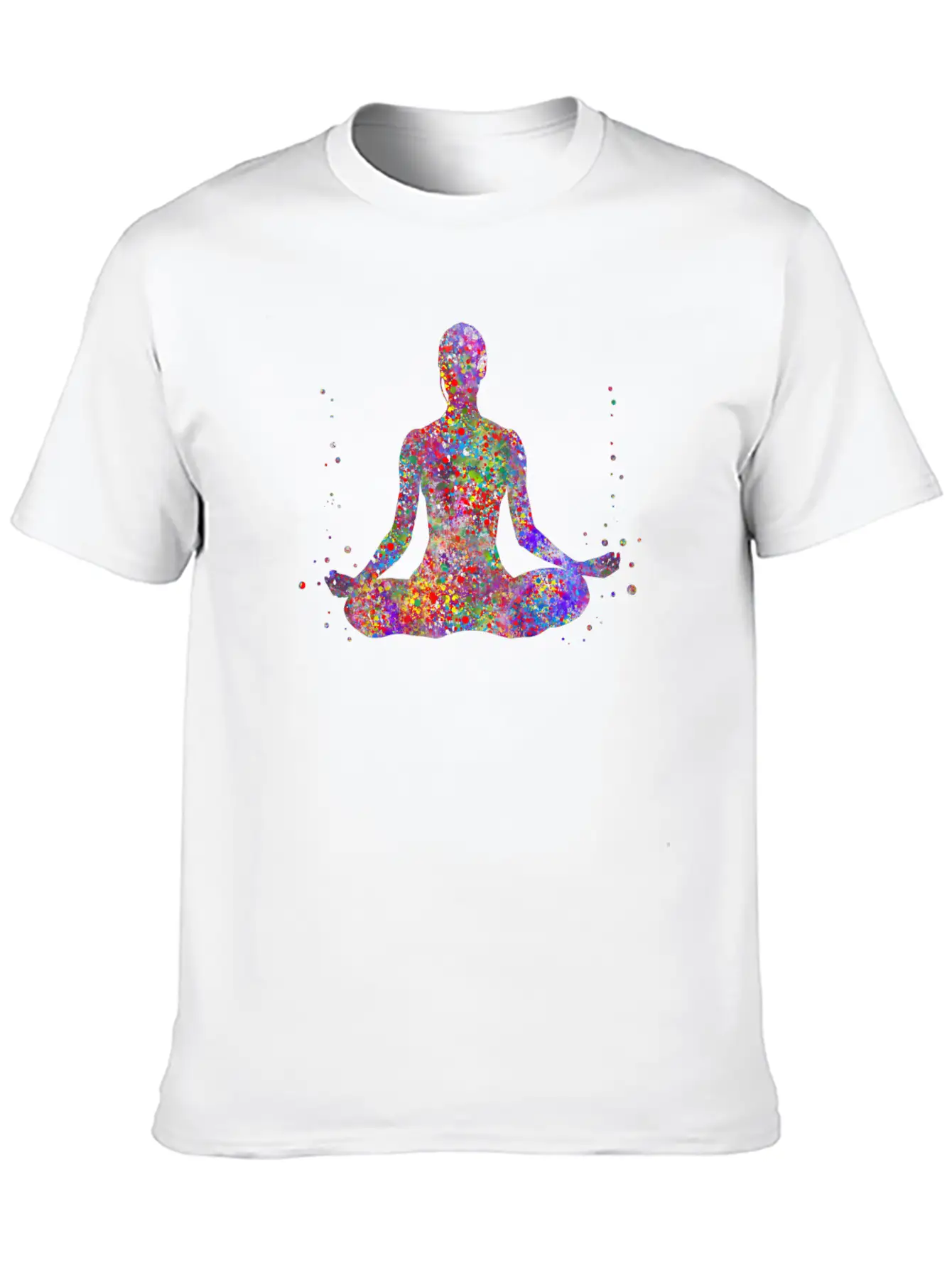 Yoga Pose Modern Fit Casual T-Shirt ��� Clean And Versatile Design