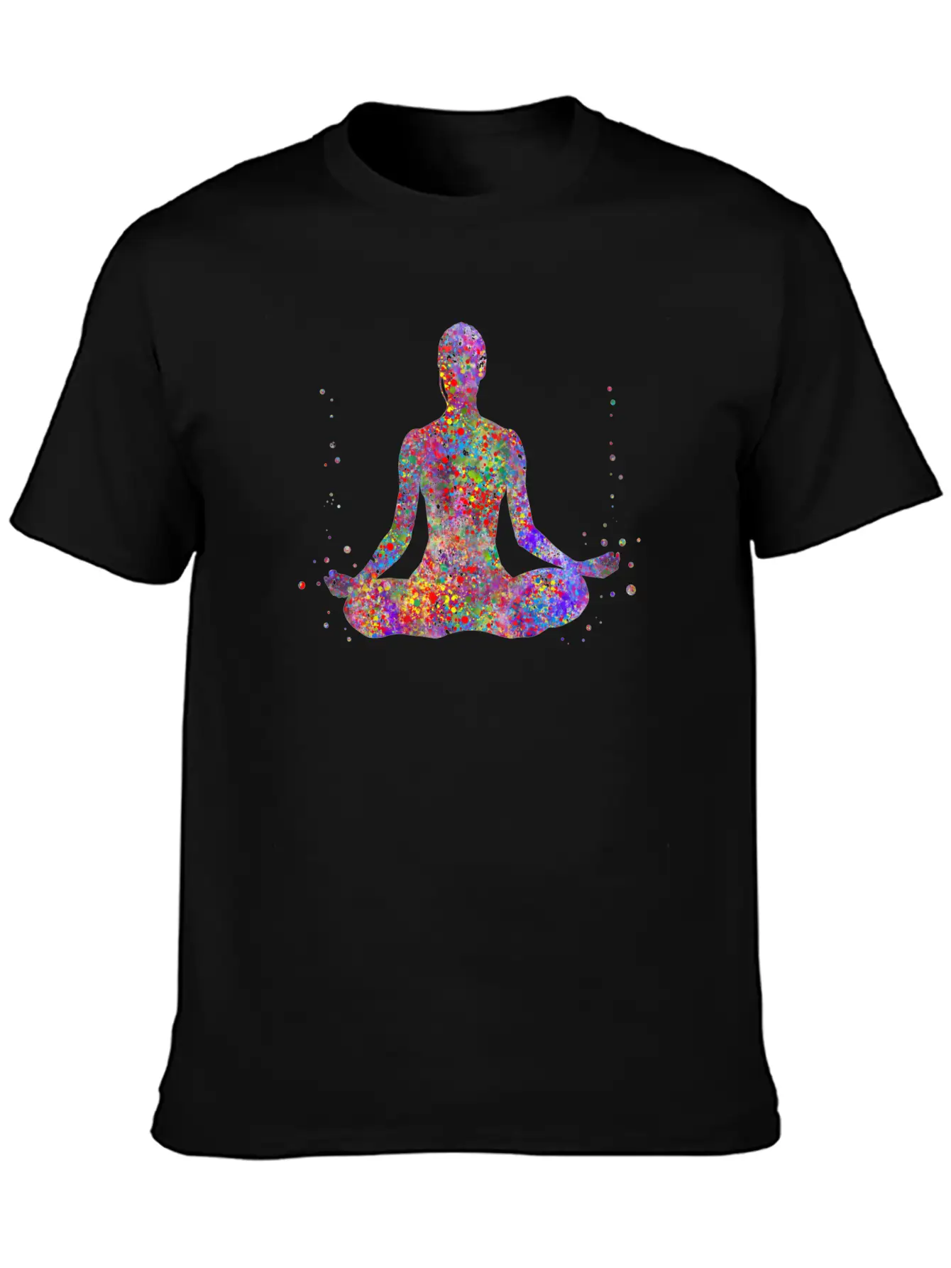 Yoga Pose Modern Fit Casual T-Shirt ��� Clean And Versatile Design