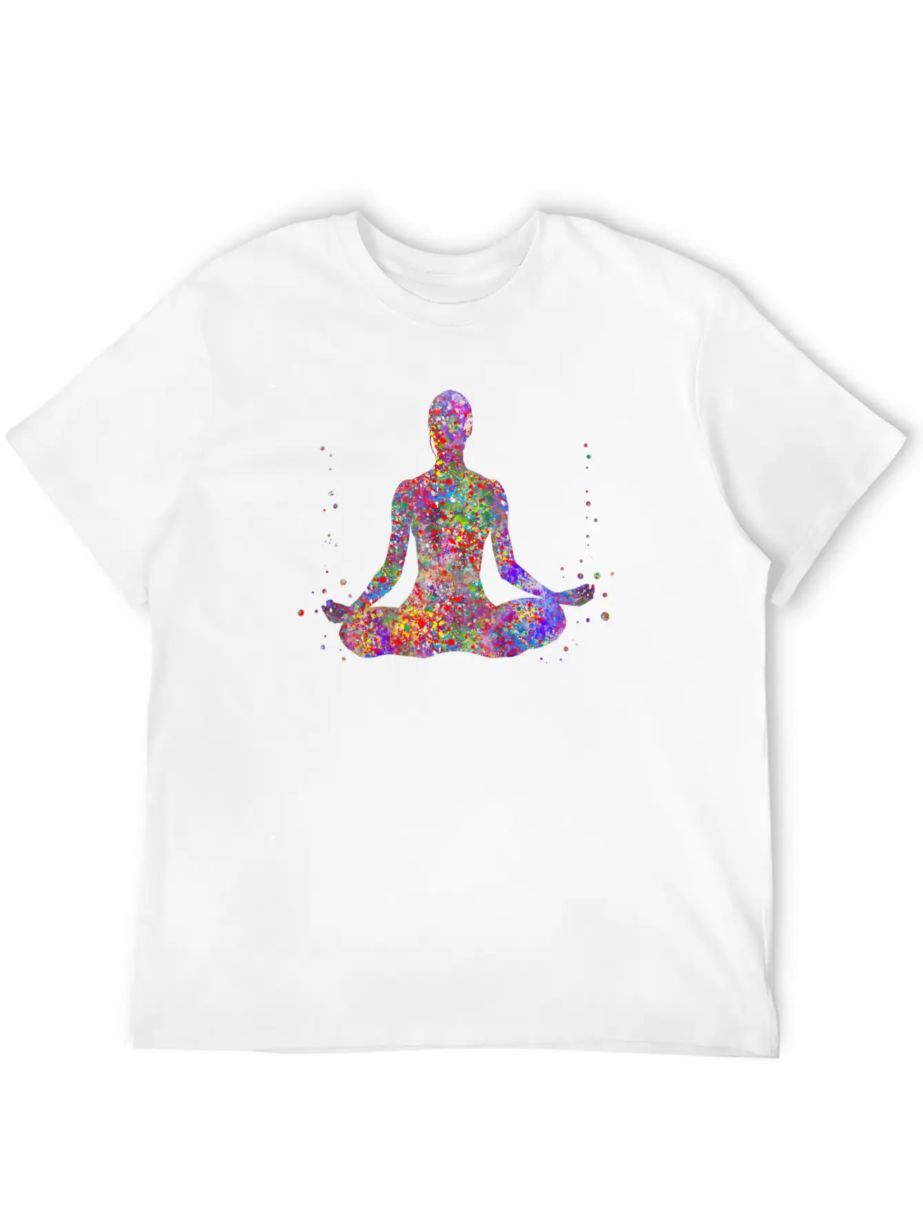Yoga Pose Modern Fit Casual T-Shirt ��� Clean And Versatile Design