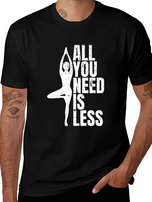 Yoga Unisex Casual T-Shirt – Clean Design For Daily Comfort