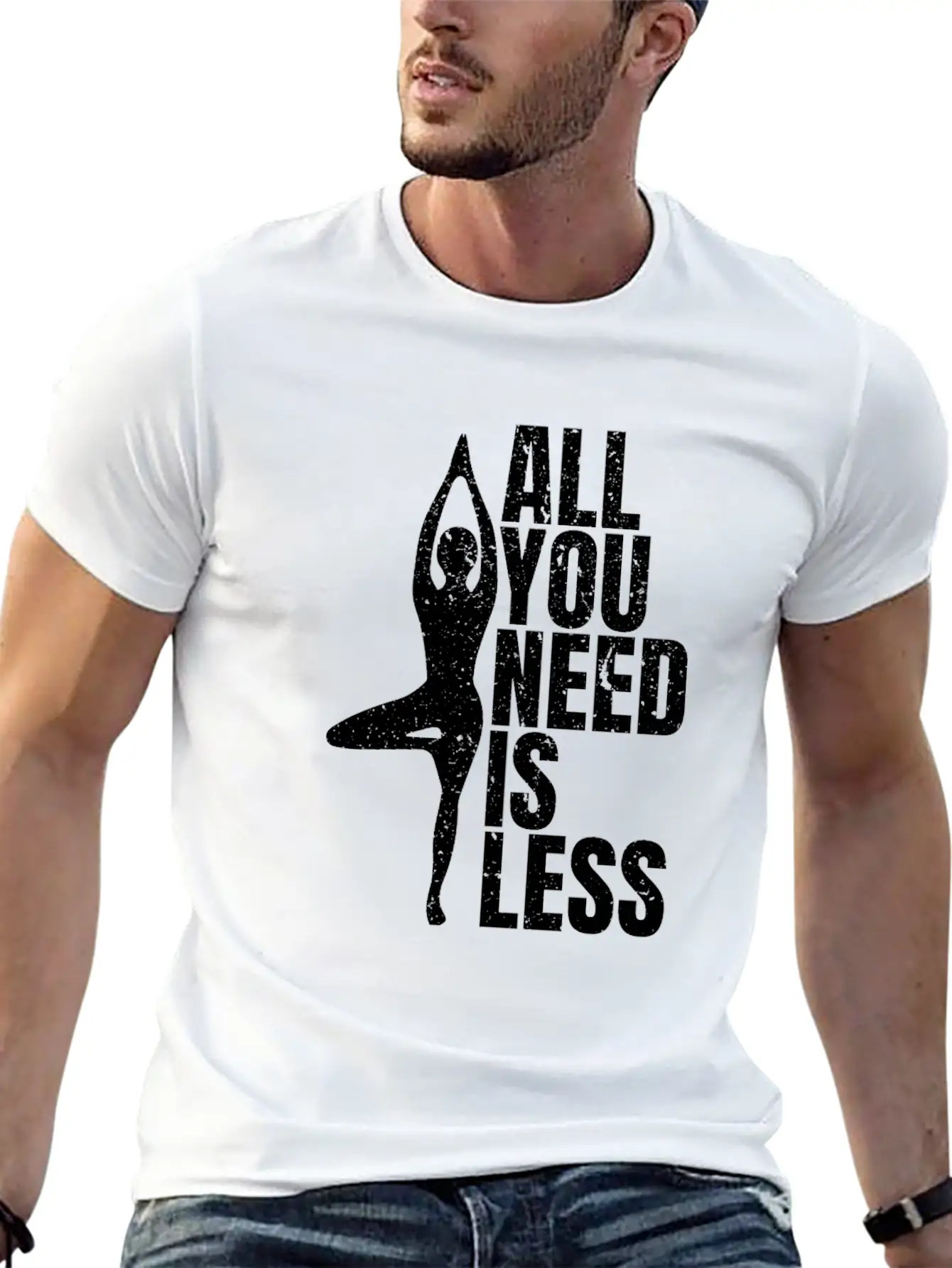 Yoga Unisex Casual T-Shirt – Clean Design For Daily Comfort