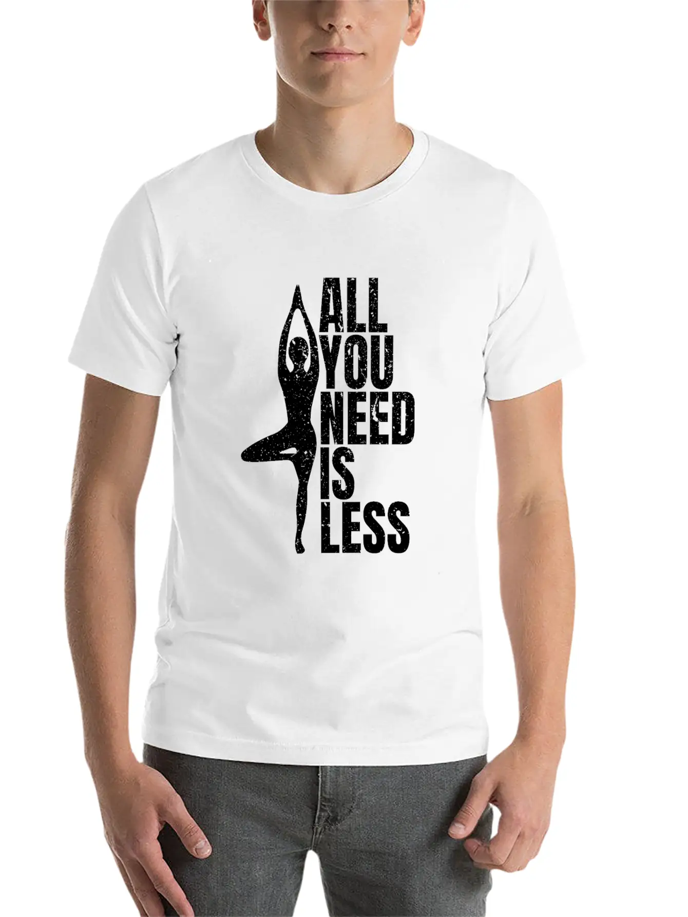 Yoga Unisex Casual T-Shirt – Clean Design For Daily Comfort