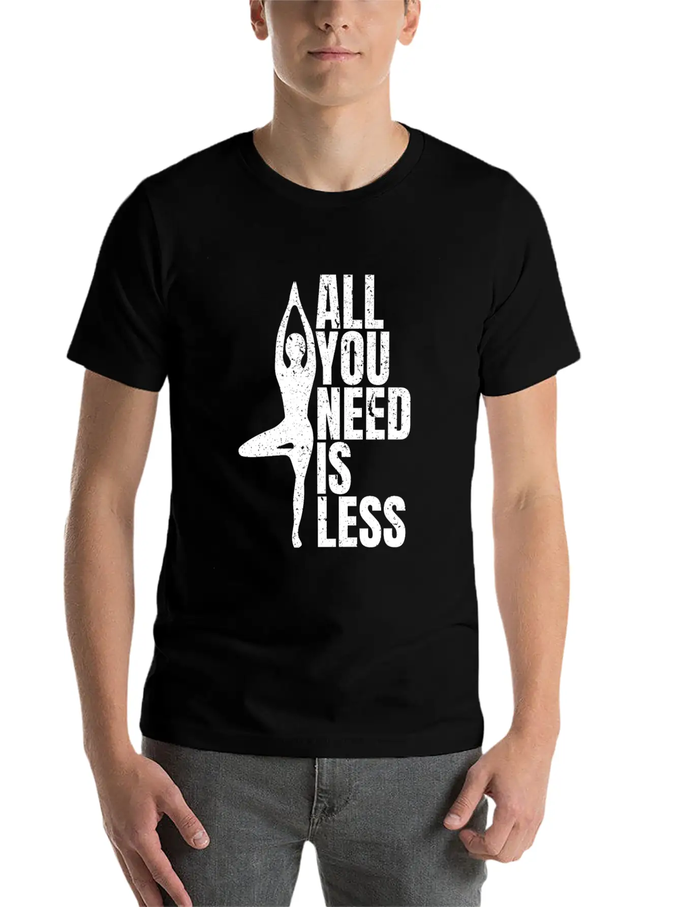 Yoga Unisex Casual T-Shirt – Clean Design For Daily Comfort