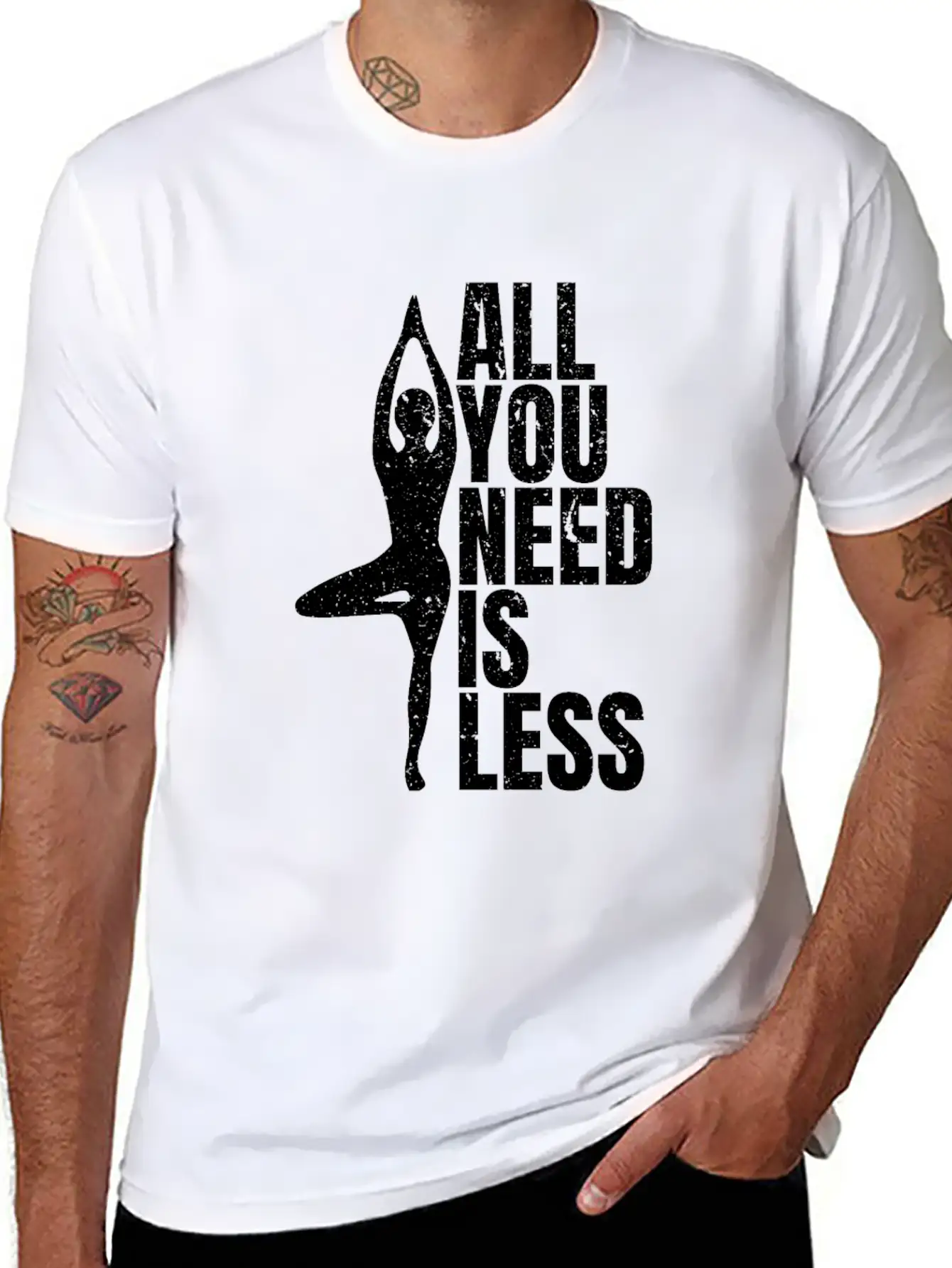 Yoga Unisex Casual T-Shirt – Clean Design For Daily Comfort