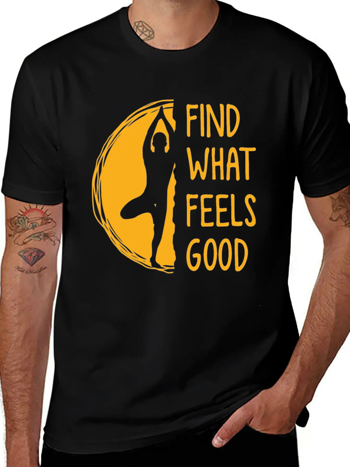Yoga, Yoga Funny Yoga, Asana Basic Graphic T-Shirt – Daily Comfort In Soft Cotton