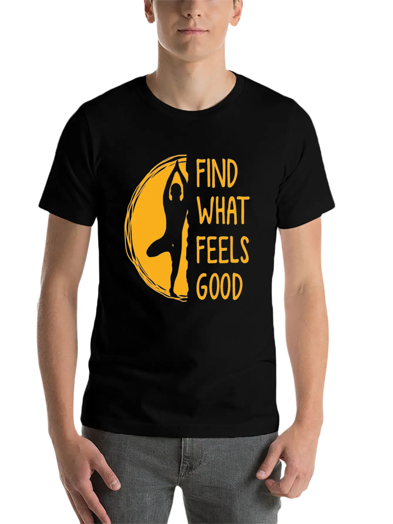 Yoga, Yoga Funny Yoga, Asana Basic Graphic T-Shirt – Daily Comfort In Soft Cotton