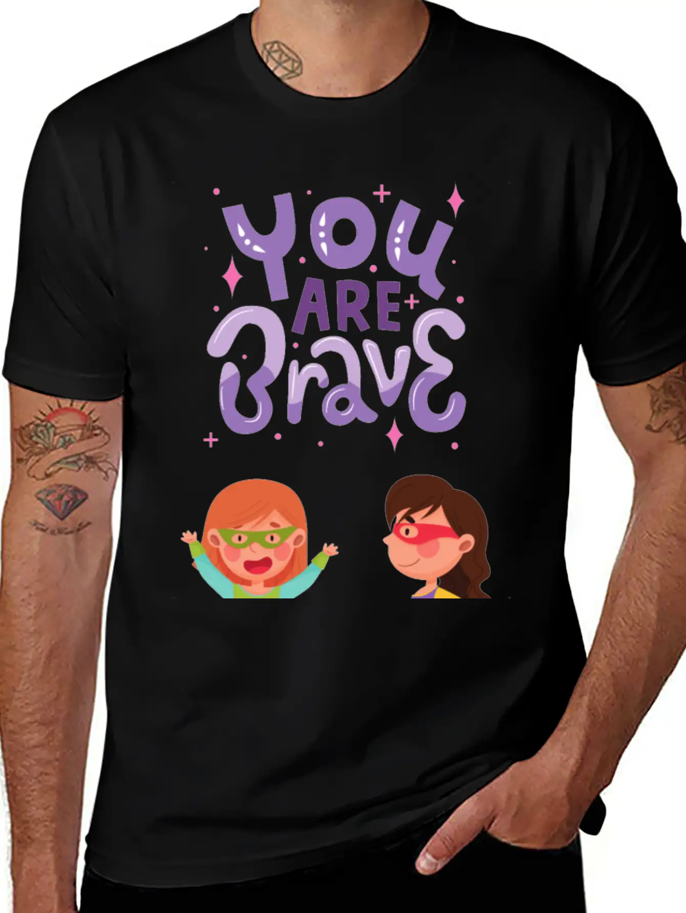 You Are Brave - Unleashing Superwomen Within! Modern Fit Casual T-Shirt – Clean And Versatile Design