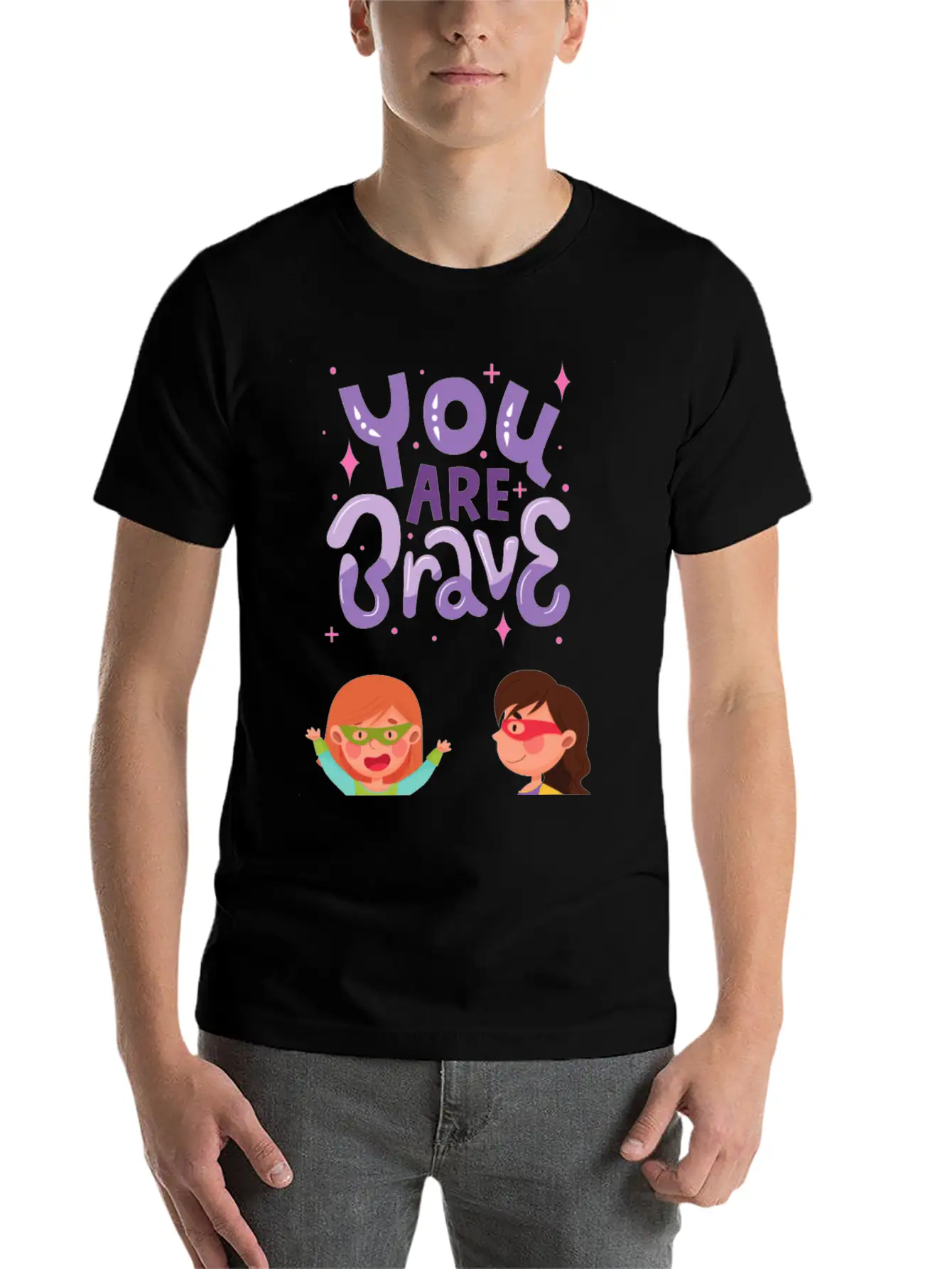 You Are Brave - Unleashing Superwomen Within! Modern Fit Casual T-Shirt – Clean And Versatile Design