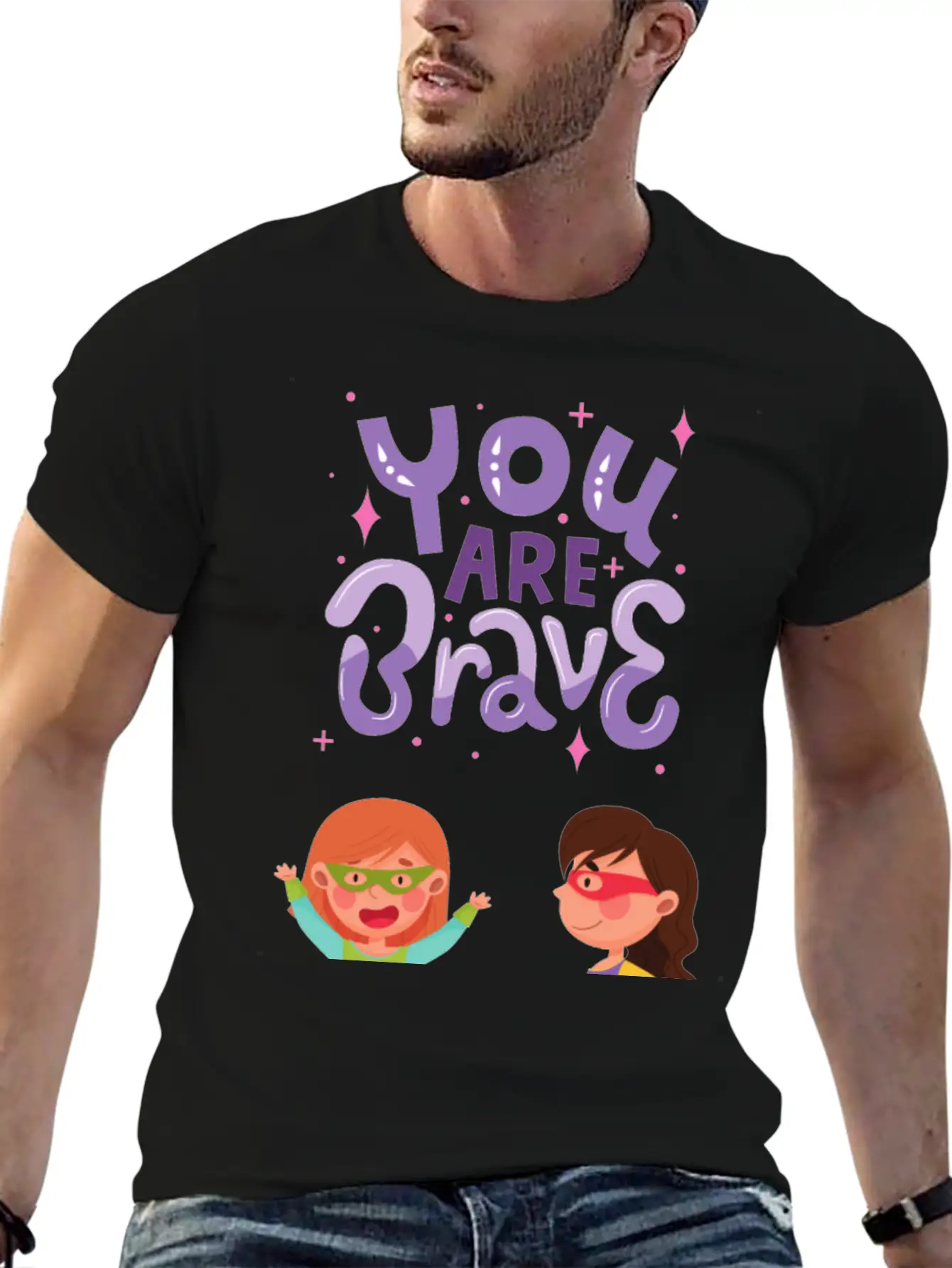 You Are Brave - Unleashing Superwomen Within! Modern Fit Casual T-Shirt – Clean And Versatile Design
