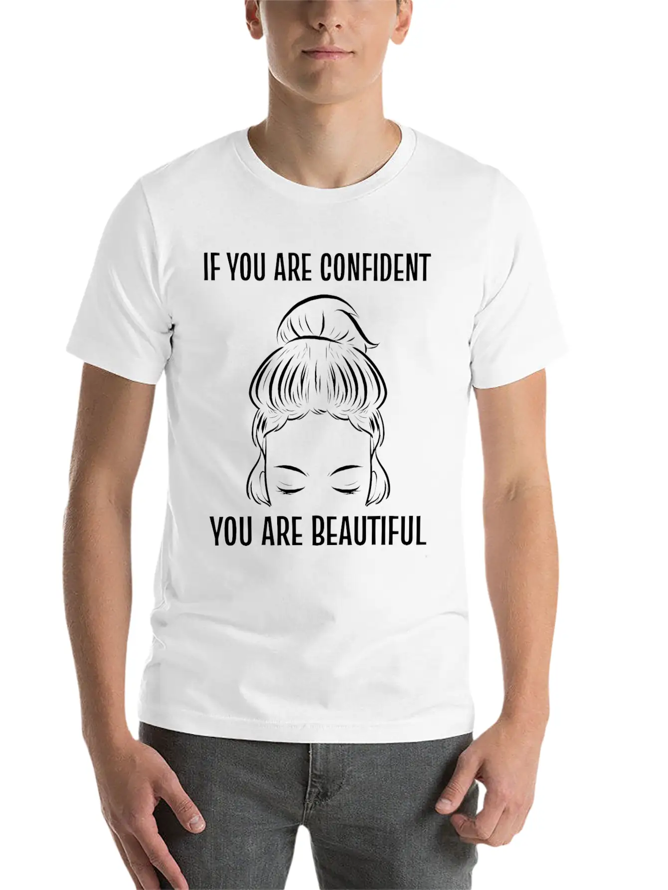 You Are Confident Confident Woman Gift Essential Cotton Tee For Daily Outfits – Unisex Style
