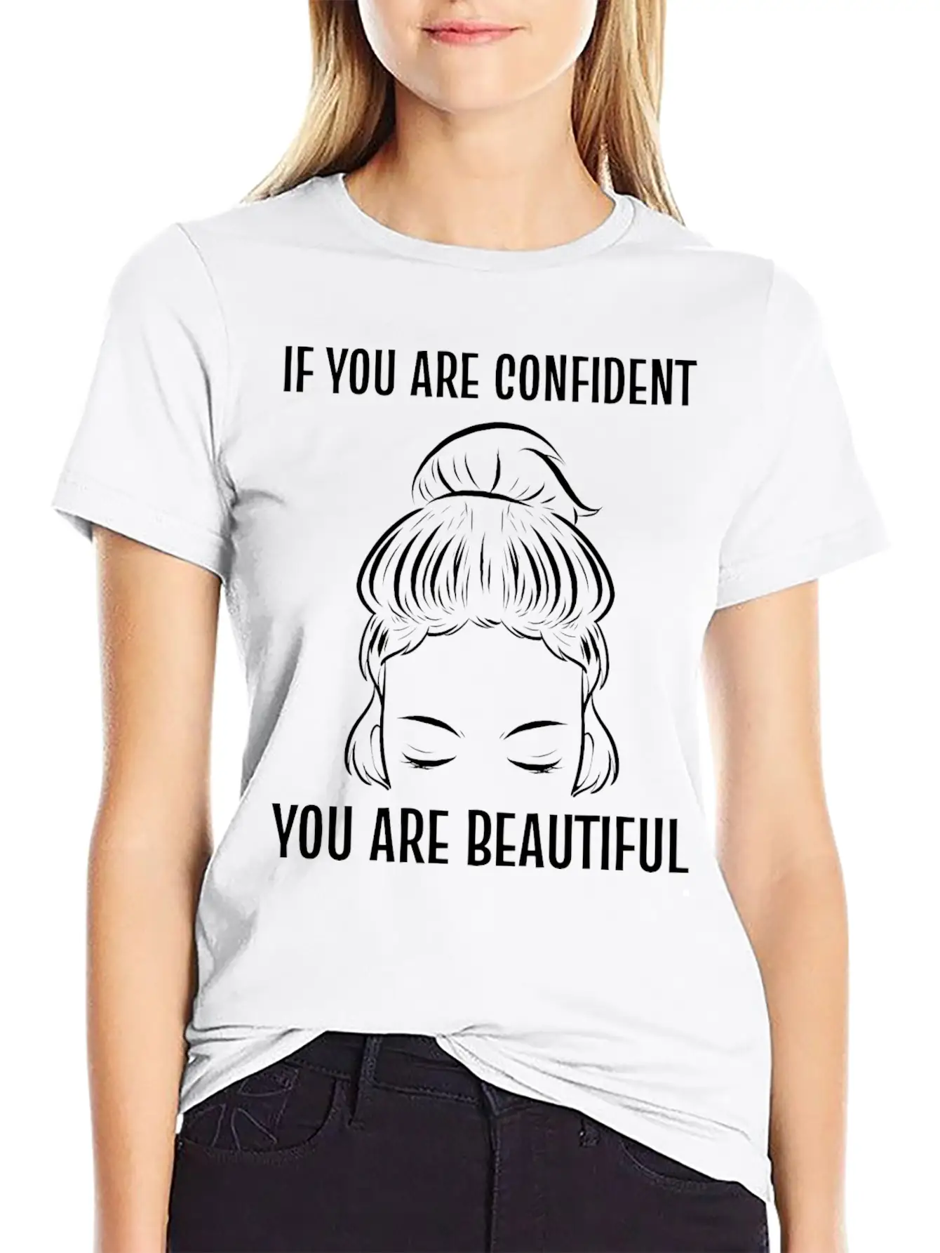 You Are Confident Confident Woman Gift Essential Cotton Tee For Daily Outfits – Unisex Style