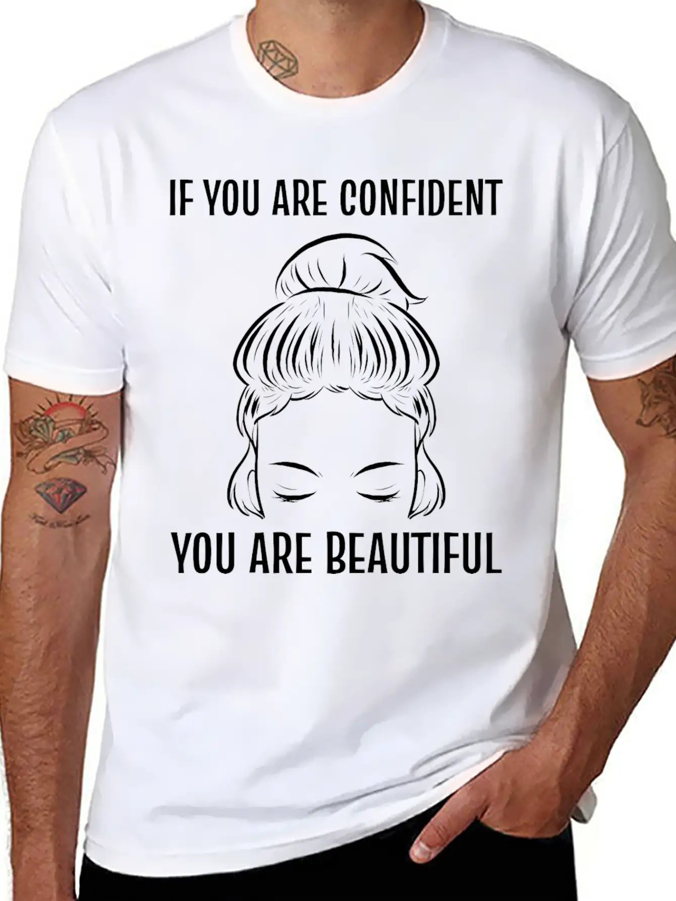 You Are Confident Confident Woman Gift Essential Cotton Tee For Daily Outfits – Unisex Style