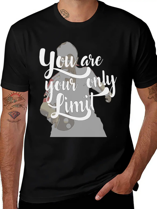 You Are Your Only Limit Shirt As Gift Idea Soft Cotton Short Sleeve Tee – Unisex Wardrobe Staple