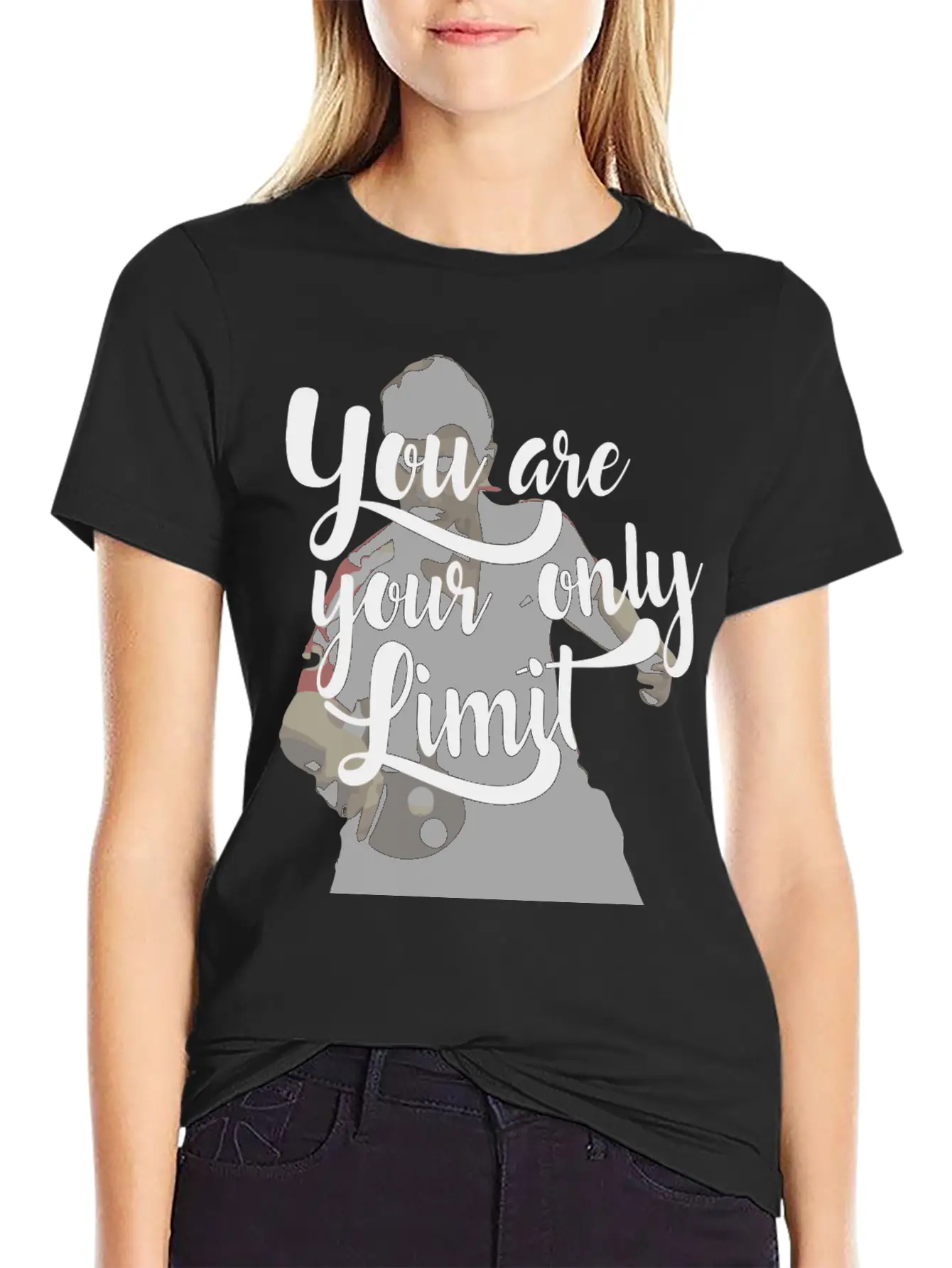 You Are Your Only Limit Shirt As Gift Idea Soft Cotton Short Sleeve Tee – Unisex Wardrobe Staple