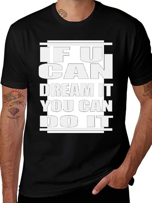 You Can Do It Confidence Aim Modern Fit Casual T-Shirt – Clean And Versatile Design