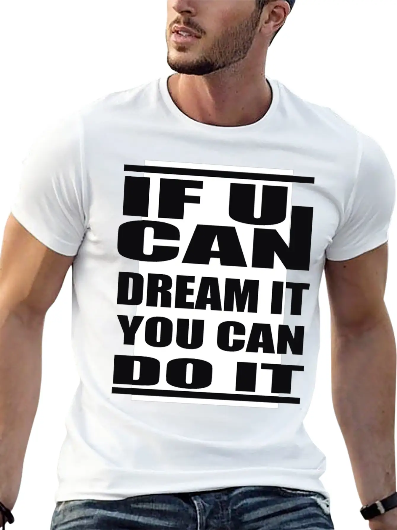 You Can Do It Confidence Aim Modern Fit Casual T-Shirt – Clean And Versatile Design