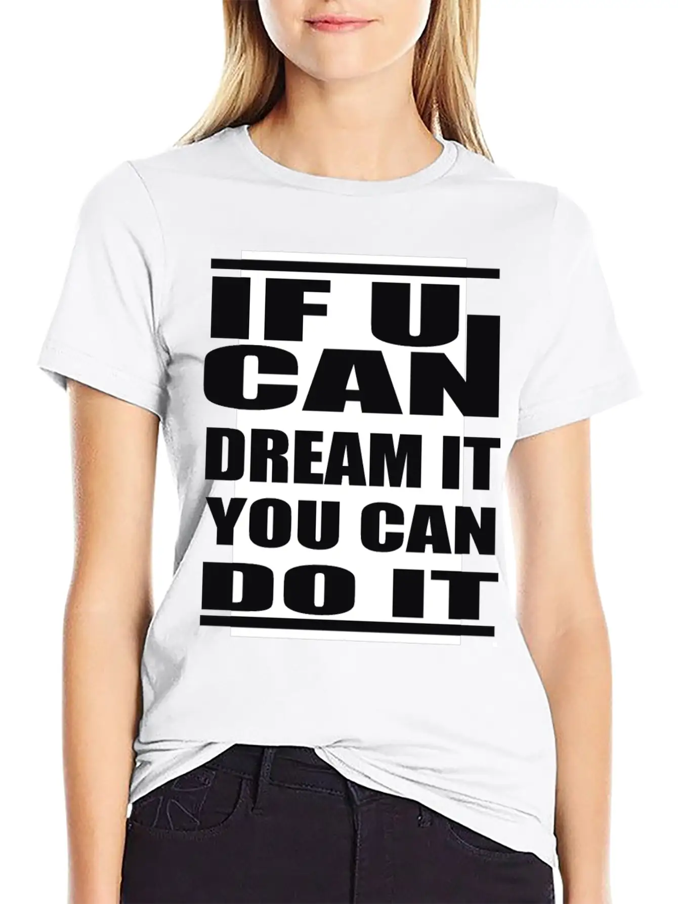 You Can Do It Confidence Aim Modern Fit Casual T-Shirt – Clean And Versatile Design