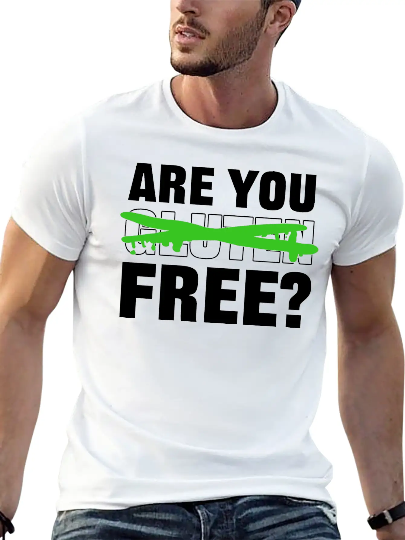 You Gluten Free? Flirty Guy Gift Unisex Casual T-Shirt – Clean Design For Daily Comfort