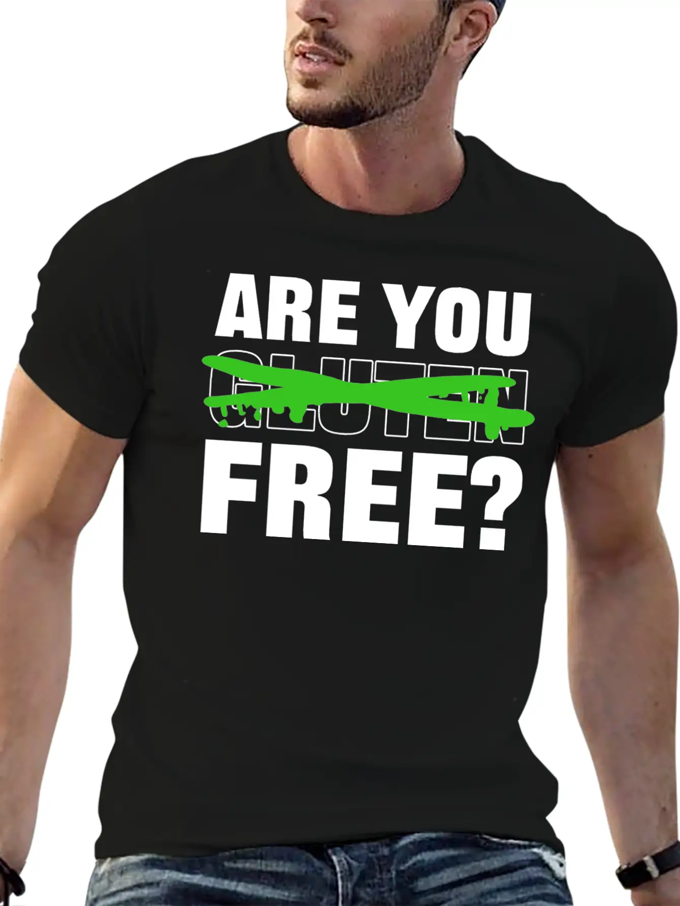 You Gluten Free? Flirty Guy Gift Unisex Casual T-Shirt – Clean Design For Daily Comfort