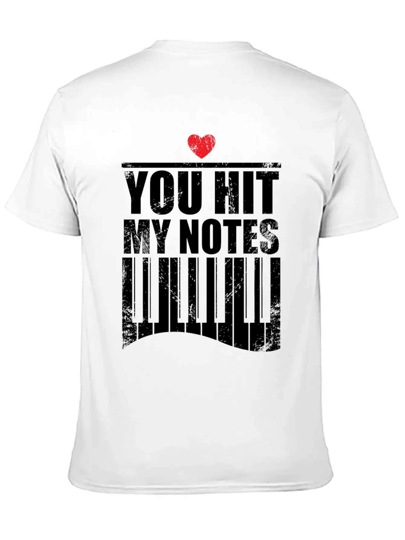 You Hit My Notes Funny Quote Gift Idea Piano Soft Cotton Short Sleeve Tee – Unisex Wardrobe Staple