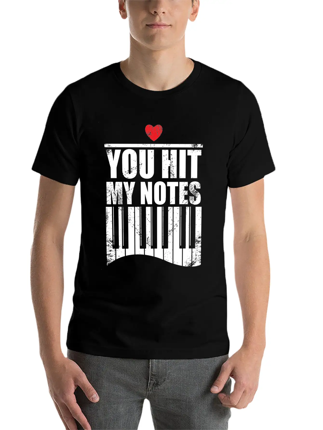 You Hit My Notes Funny Quote Gift Idea Piano Soft Cotton Short Sleeve Tee – Unisex Wardrobe Staple