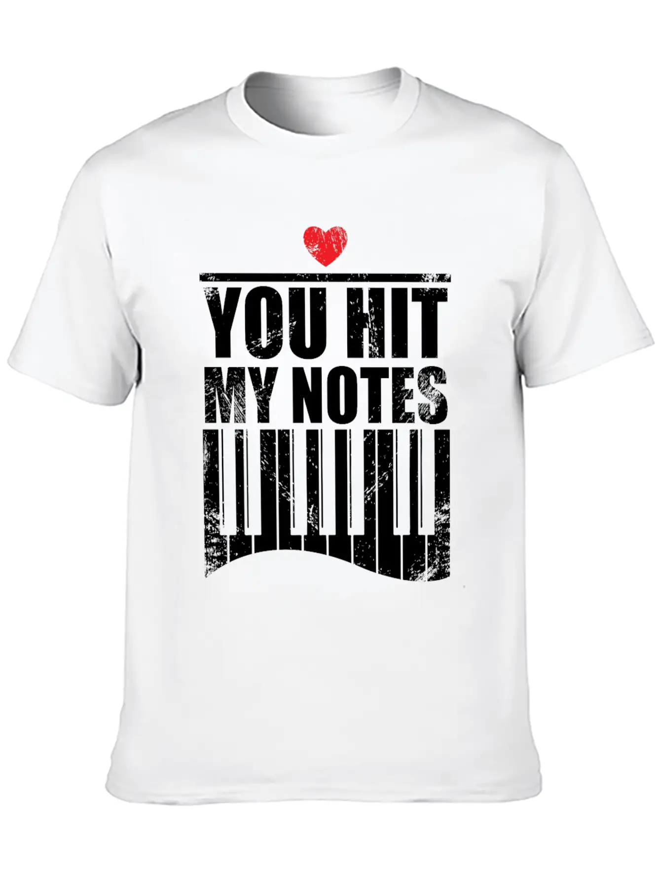 You Hit My Notes Funny Quote Gift Idea Piano Soft Cotton Short Sleeve Tee – Unisex Wardrobe Staple
