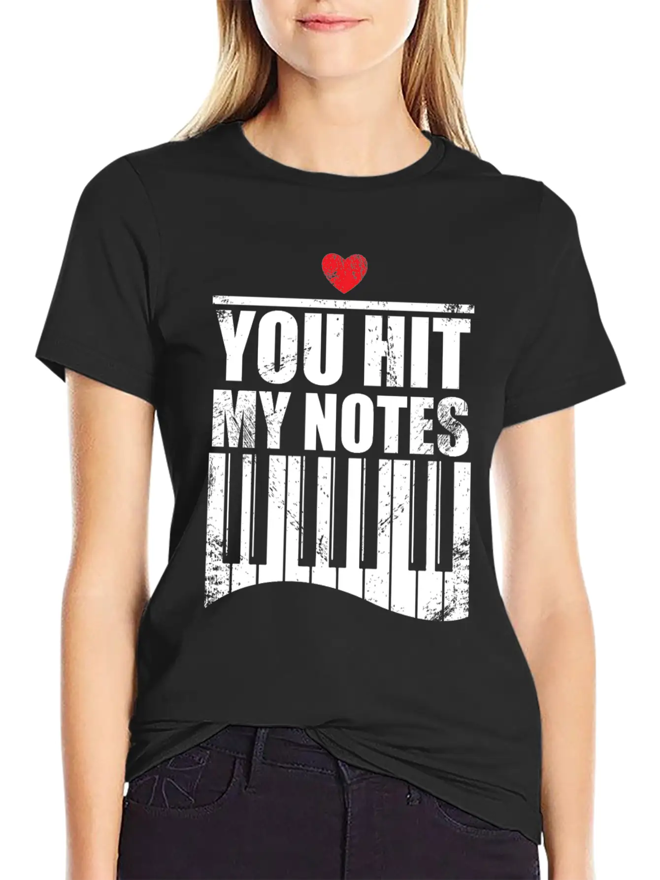You Hit My Notes Funny Quote Gift Idea Piano Soft Cotton Short Sleeve Tee – Unisex Wardrobe Staple