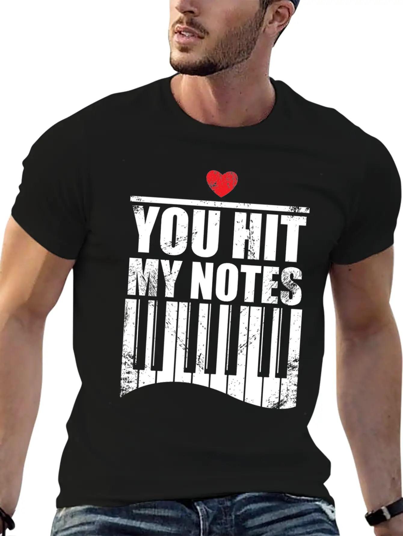 You Hit My Notes Funny Quote Gift Idea Piano Soft Cotton Short Sleeve Tee – Unisex Wardrobe Staple